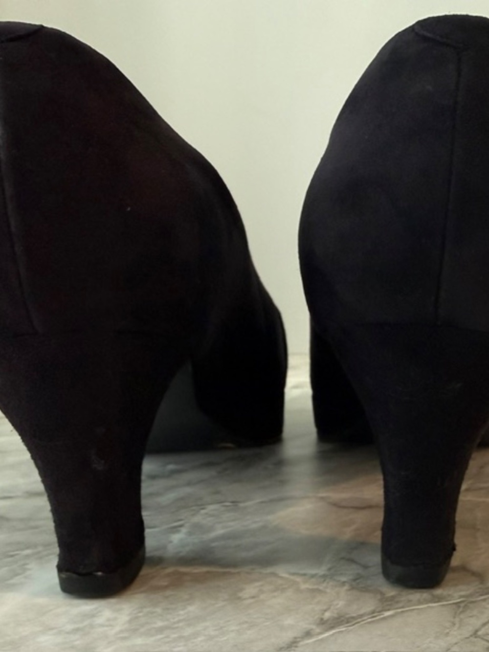 Chanel Black Suede 2-in Pumps, Size 40 - Picture 6 of 6